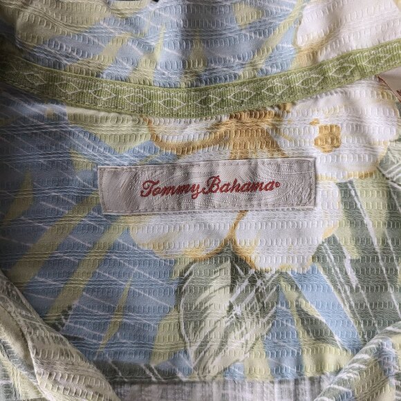 Tommy Bahama 100% Silk Button Up Size Large - Picture 5 of 6